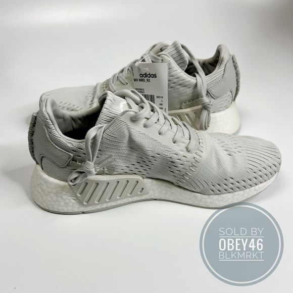 Adidas NMD_R2 Wings + Horns Primeknit Hint Light Gray BB3118 Size Men\'s US 9.5 main image 8